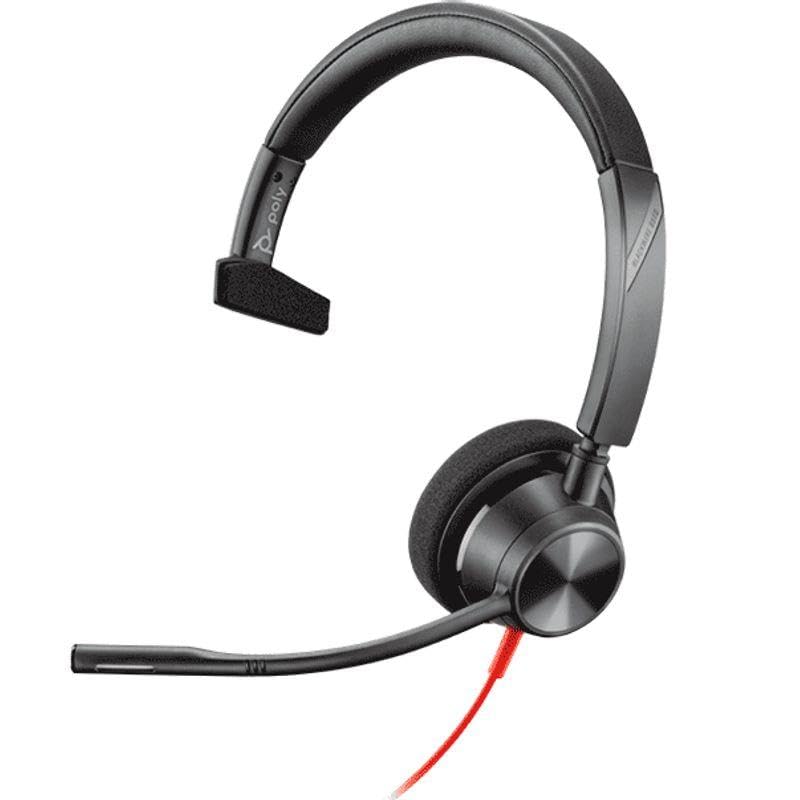Amazon.com: Plantronics Poly Blackwire 3310 USB-A Wired Headset