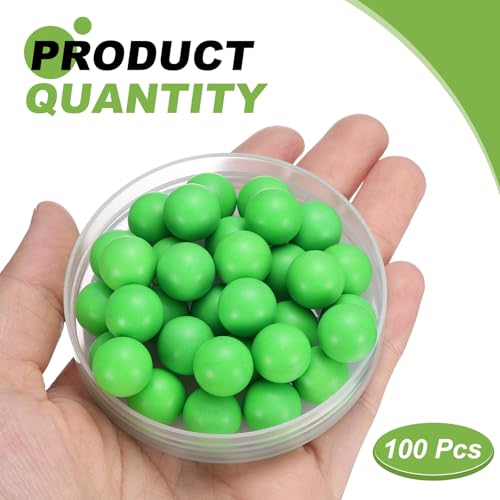 QUARKZMAN 100Stk PP Kunststoff Lagerkugeln 1/2 12.7mm Massive Kunststoffkugeln G2 Präzision Polypropylen Mini Kugeln Grün
