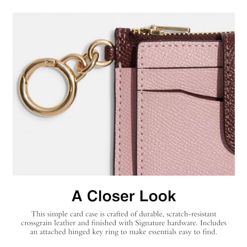 Coach Contrast Trim Attachment Card Case4