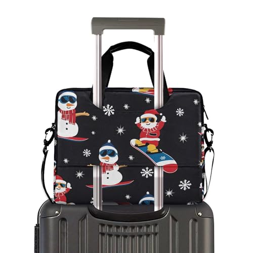 Maletín para portátil con dibujo navideño ALAZA 13-15.6" miniatura 3