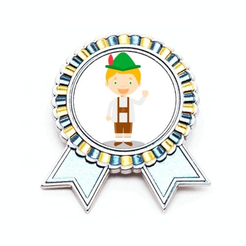 Broche dessin animé allemand pour customiser un vêtement uni sans l'abîmer