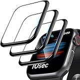 [3-Pack] for Apple Watch 38mm Tempered Glass Screen Protector，AOSOK[9H Hardness][Anti-Scratch][Bubble Free] HD Clear Tempered Glass Screen Protector for Apple Watch 38mm Series 1/2/3 (3pcs 38mm)
