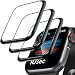 [3-Pack] for Apple Watch 38mm Tempered Glass Screen Protector，AOSOK[9H Hardness][Anti-Scratch][Bubble Free] HD Clear Tempered Glass Screen Protector for Apple Watch 38mm Series 1/2/3 (3pcs 38mm)