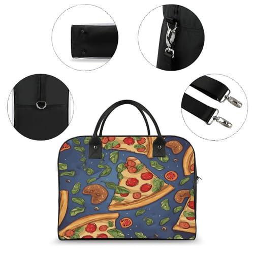 Bolso tote de nylon con cremallera y correa ajustable miniatura 6