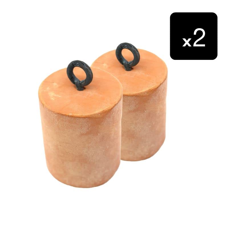 Lot de 2 Pierres Allume-feu rapide et efficace pour barbecue, cheminée et feu de camp
