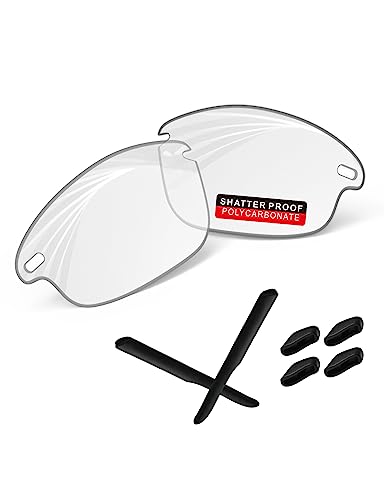 Image of PRO+ Polycarbonate Replacement Lenses & Rubber Kits for Oakley Fast Jacket Series Sunglasses