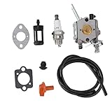 GLOGLOW Leistung Motorrad Vergaser Rasenmäher Zubehör Tune-Up-Kits Vergaser mit Ersatz 4126 120 0600 Vergaserdüsen Passend für Dirt Bike Mini Bike Scooter Moped Kabelchoke