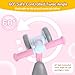 INFANZIA Baby Balance Bike for 12-36 Month Boys Girls, 1 Year Old Toddler First Bike No Pedal with Adjustable Seat, Infant 4 Wheels Bicycle Ride On Toys Kids First Birthday Gifts (Pink)