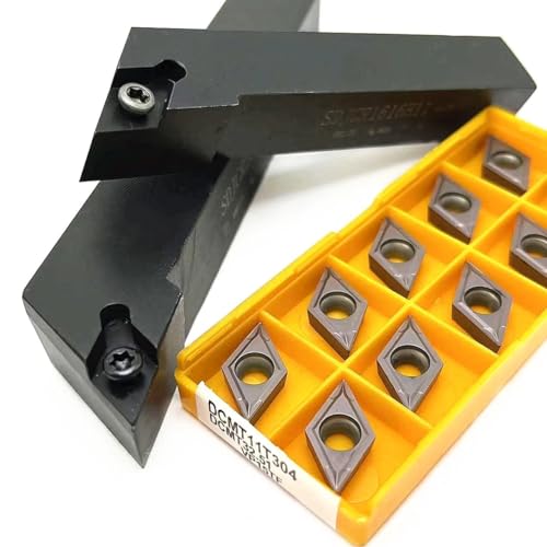Portaherramientas para torno SDJCR1616H11 con 10 insertos DCMT11T304 miniatura 3