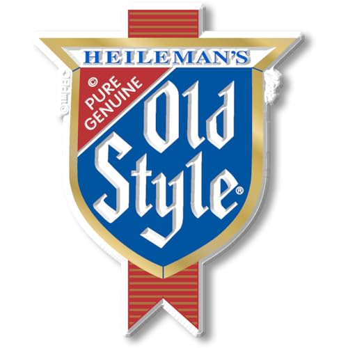 Imán vintage Heileman's Old Style Beer 3D de goma