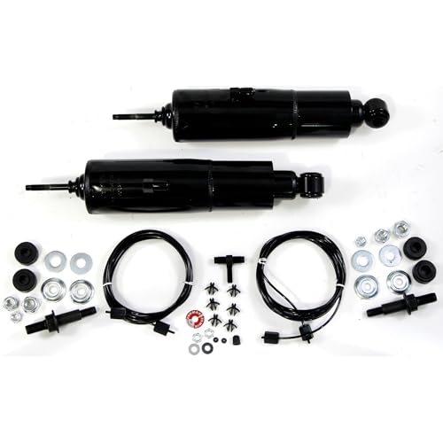 Image of Gabriel 49203 HiJackers Rear Adjustable Air Shock Absorbers Fits American Motors AMX, Ambassador, Eagle, Javelin, Matador; Chevrolet Camaro; GMC Truck; Lincoln Cosmopolitan; Pontiac Firebird (1 Pair)