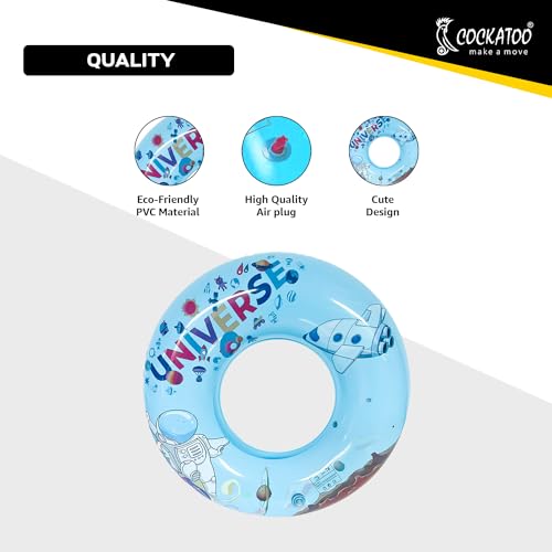 Image of Cockatoo Inflatable PVC Swimming Floats with Handles, Small Swimming Pool Floats
