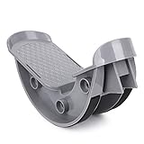 Anti-Rutsch-Wippendesign: Der rutschfeste Gummigriff an der Unterseite des Fu？pedals sorgt dafür, dass es bei Verwendung auf keiner Oberfl？che rutscht. Die erh？hte Fersenplatte verriegelt die Ferse und verhindert, dass der Fu？ w？hrend des Gebrauchs verrutscht.