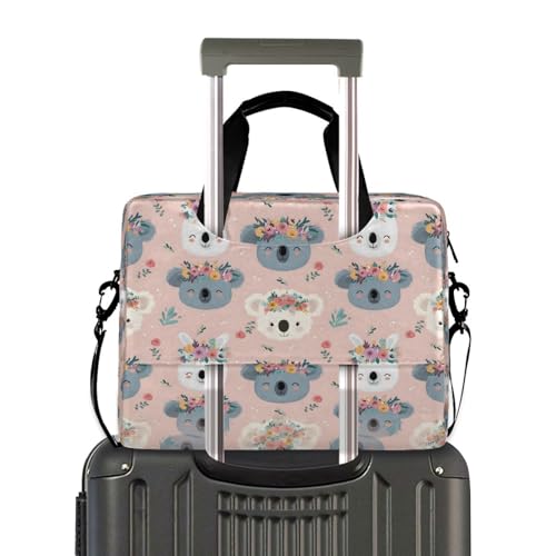 Bolso maletín para laptop con diseño de koala y conejo miniatura 4