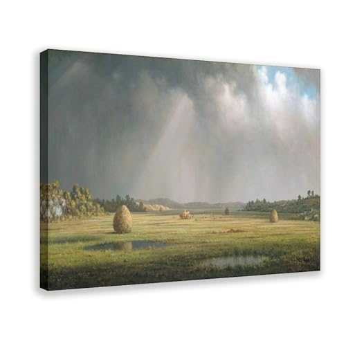 Tableau Newburyport Meadows Heade cadre suspendu deco murale 61x91cm