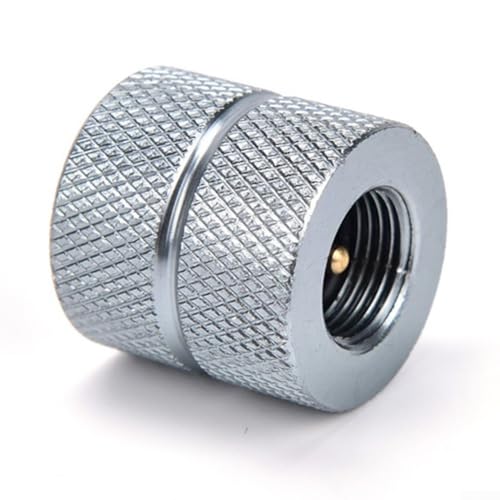 Adattatore in lega di alluminio per ricaricare facilmente bombole di gas butano a vite, ideale per attività all'aperto