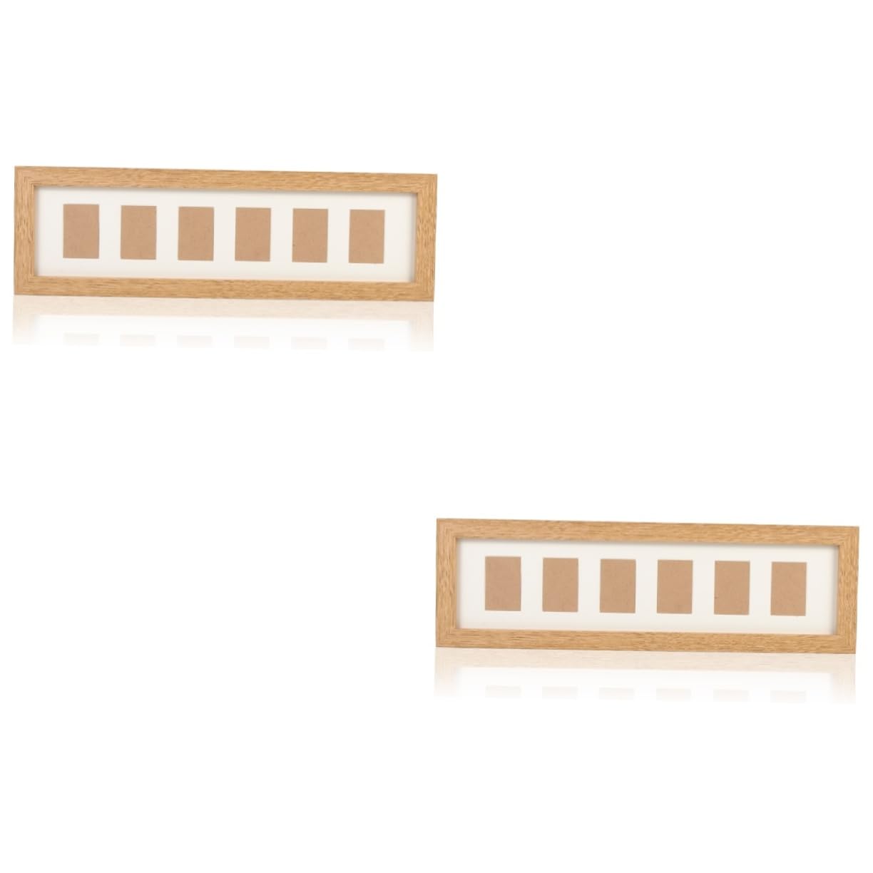 BESTonZON 2pcs Wooden Milestone Board Small Photo Frame First Year Picture Frame Keepsake Decor Infant Photo Holder