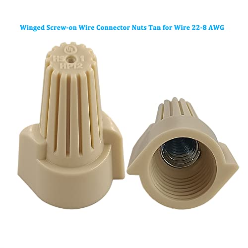 Tuercas pequeñas de 22-8 AWG para empalmes de cables sin cinta aislante en cajas 2