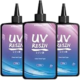 レジン液 大容量 360g uvレジン液 ハード 高い透明 黄変しにくい 急速に硬化 非毒性 VOCなし 低粘度 詰替用 初心者 UVレジン UV-LED対応 DIY 手作りクラフト ジュエリー デザイン 用途広い