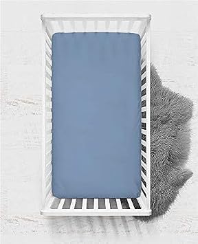 MER-T M Upright Combed Rubber Rubber Baby Sheet-Navy Blue Navy Blue / 60 cm