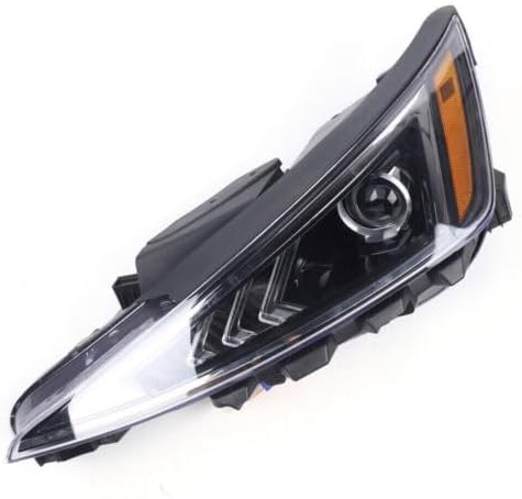 Front Halogen Headlights Assembly Left Side for 2019-2020 Elantra Bulb Not Included Driver Head Lights Direct Replacement Headlamps Assy Set (Left Driver Side)