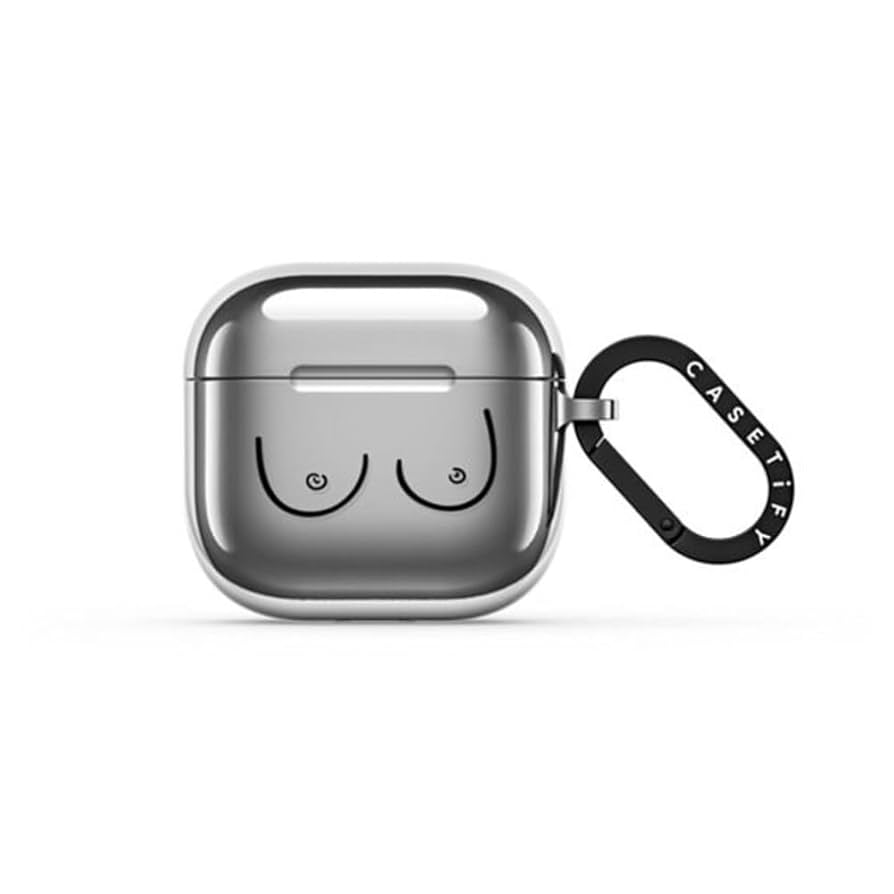 Amazon | CASETiFY ミラー ケース AirPods 4 ケース - Boobs