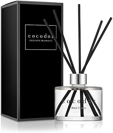 COCODOR Signature Reed Diffuser/Black Cherry / 6.7oz(200ml) / 1 Pack/Reed Diffuser, Reed Diffuser Set, Oil Diffuser & Reed Diffuser Sticks, Home Decor & Office Decor, Fragrance and Gifts