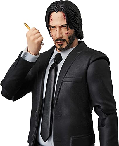 Anime Figure John Wick With Dogs Chapter 2 Joint Movable Action Figure Pvc Toys Figure Model Decoration Action Collection Model Toy Doll Movie Figure 6.7Inch #TOP4