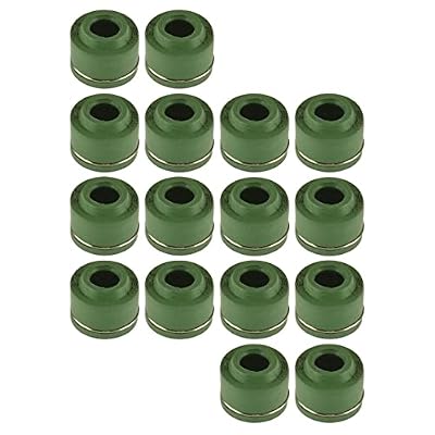 Caltric 16x Valve Stem Seal Compatible with Suzuki GSXR1000 2005 2006 2007 2008 2009/09289-04002
