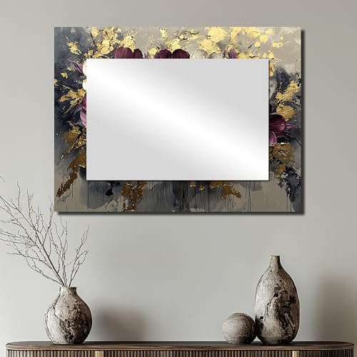 DesignQ - Night Dreamscape of Burgundy Poppies III - Traditional