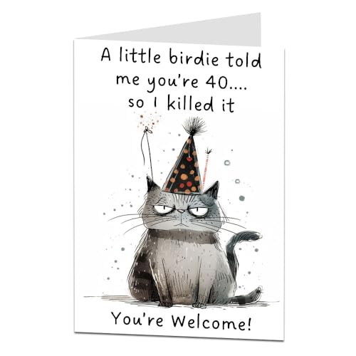 Funny Birthday Card For Men & Women Adult Greeting Joke A - View #5