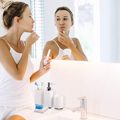 Accesorios de baño para evitar el desorden del lavabo kit de 4 piezas 4