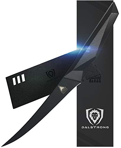 DALSTRONG Curved Boning Knife - 6" - Shadow Black Series - Black Titanium
