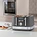Morphy Richards Illumination 4 Slice Toaster, 7 Toast Settings, Browning Controls, Variable Width Slots, Auto Pop-up, Removeable Crumb Tray, Cord Storage, 1500W, Titanium, 248022