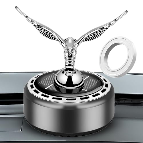 Ambientador de coche de águila con energía solar y difusor de perfume de 8x11 cm