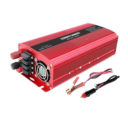 Convertisseur à onde sinusoïdale modifiée 3000w max avec fusible externe