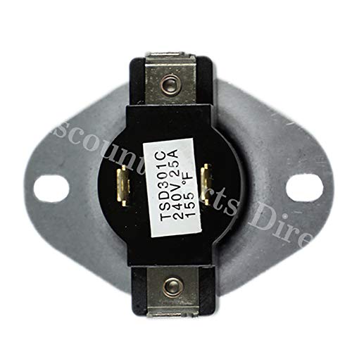 image for Discount Parts Direct 3387134 Dryer High Limit Thermostat Replacement 