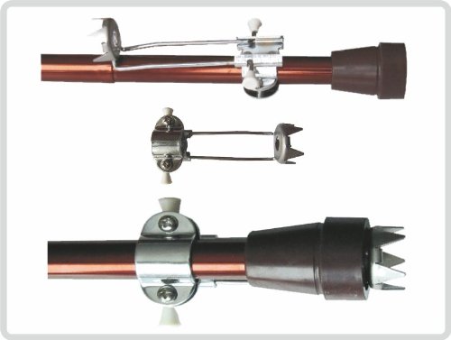 Sani-Alt Eiskralle für Gehstock, Schneespike, Zackenkranz universal, 5 Spitzen, hochklappbar