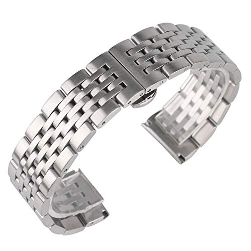 Bracelet de montre 20mm 22mm 24mm en acier inoxydable avec barres