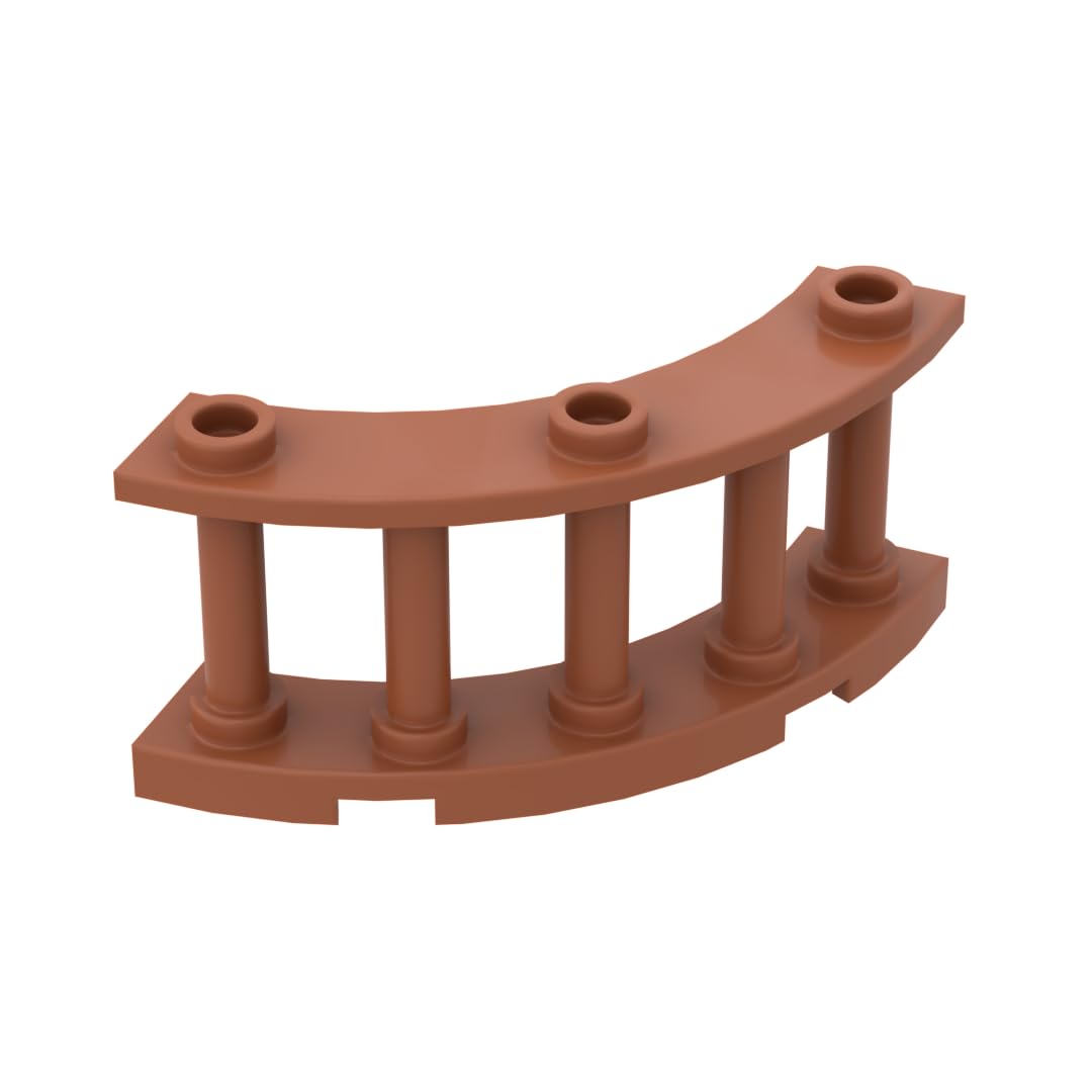 21229 Ornaments Fence Spindled 4x4x2 Quarter Round with 3 Studs, 50 PCS — image 1