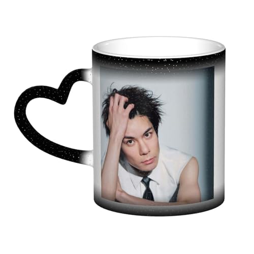 柿澤勇人 (3) 熱感変色 星空デザインマグカップ 高さ 9.5cm× 直径 8cm 耐熱 オフィス/自宅/ギフト ユニーク 多機能