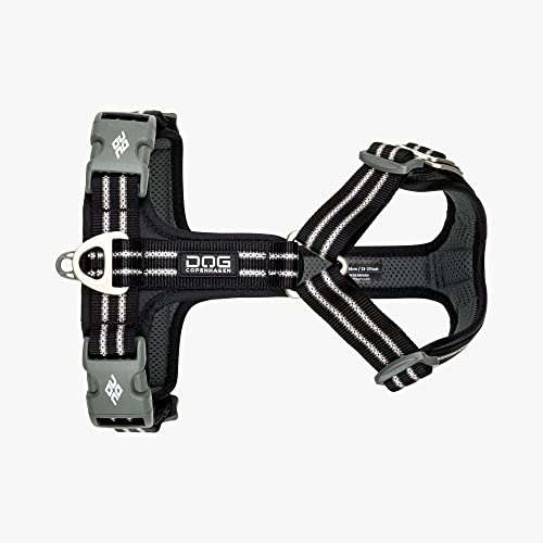 DOG Copenhagen Hundegeschirr - Comfort Walk Air Version 2 - Brustgeschirre für Hunde, Black, M