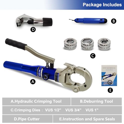 KORISER Hydraulic Copper Crimping Tool