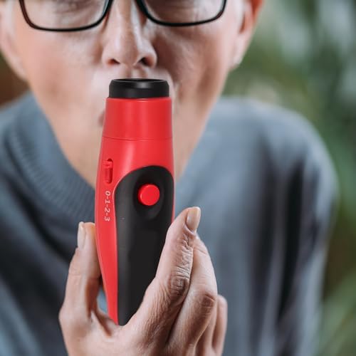 Silbato electrónico de mano rojo para entrenamiento miniatura 4