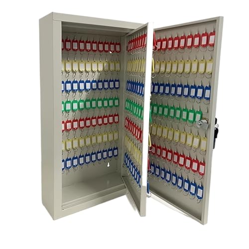 Boîte à clés murale verrouillable en métal avec crochets personnalisables, idéale pour la maison et le bureau, solution élégante