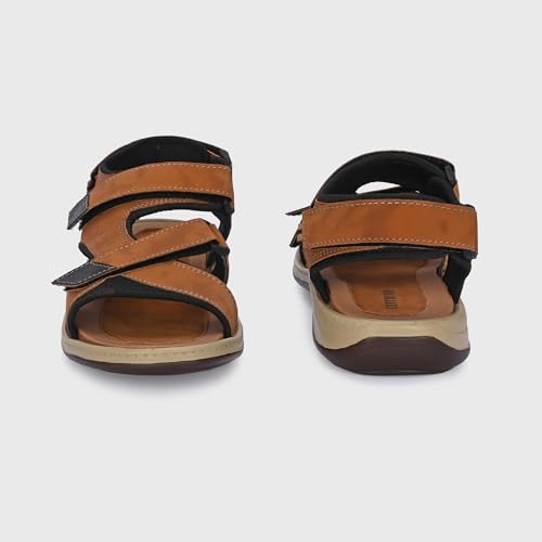 Image of Centrino Men's Sandal |leather sandals for office |New Fashion sandals for Men|Grip Insole for Stability | Comfortable Men Sandal with Premium Comfort & Quality (2029)