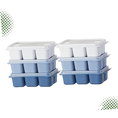 Molde para cubitos de hielo con tapa 6 piezas GLEAVI miniatura 6