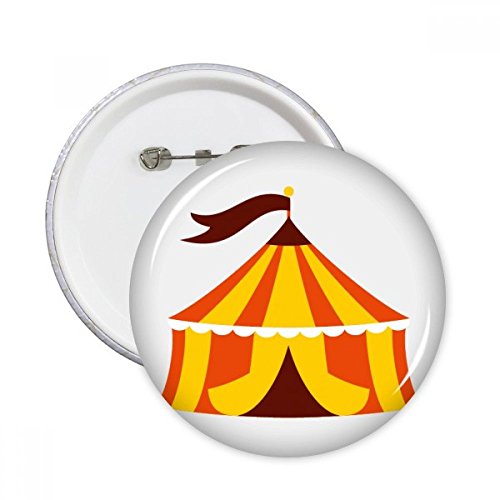 Badge bouton tente de parc d'attractions pour personnaliser un sac d'école enfant