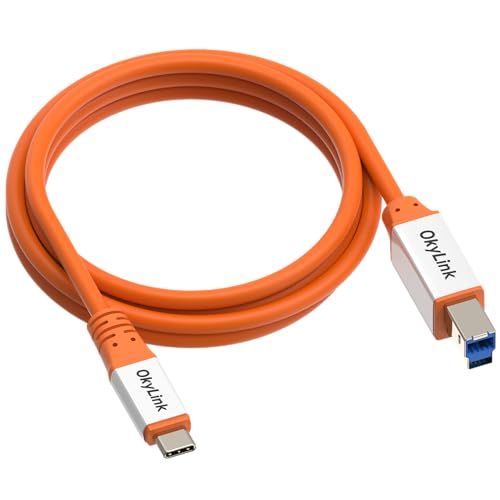Câble USB-C vers B anti-latence pour scanner et clavier maître