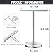 Zitalupy T-Shape Bath Hand Towel Holder Stand, Stainless Steel Free Standing Hand Towel Rack with Heavy Base, for Bathroom Kitchen & Countertop, Silver